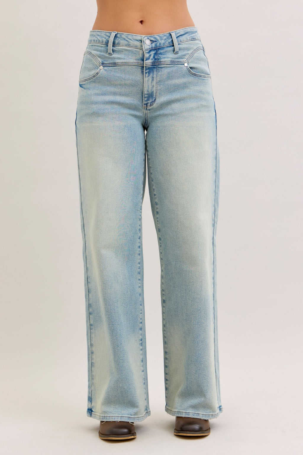 Judy Blue Judy Blue High Waist Column Straight Jeans