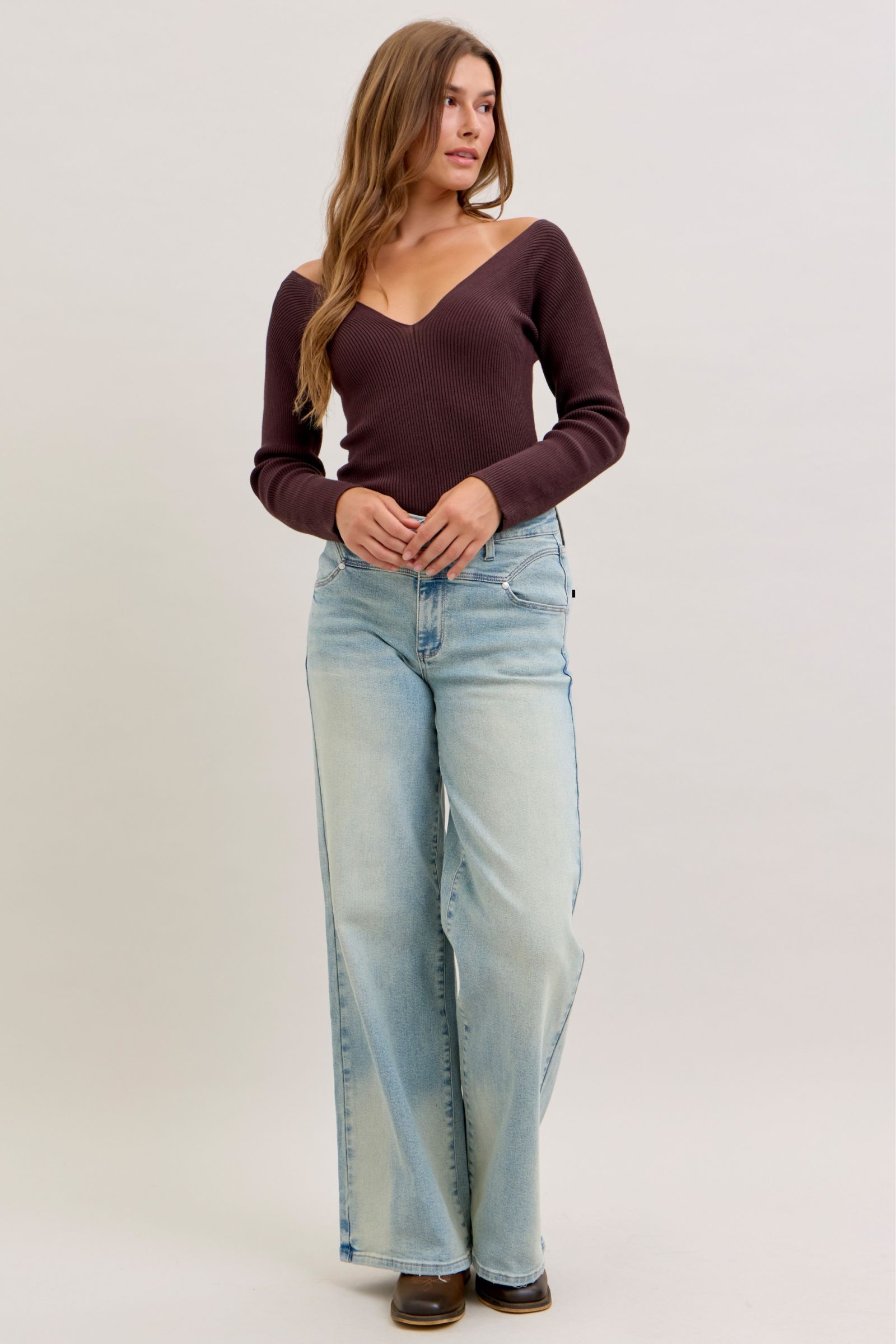 Judy Blue Judy Blue High Waist Column Straight Jeans