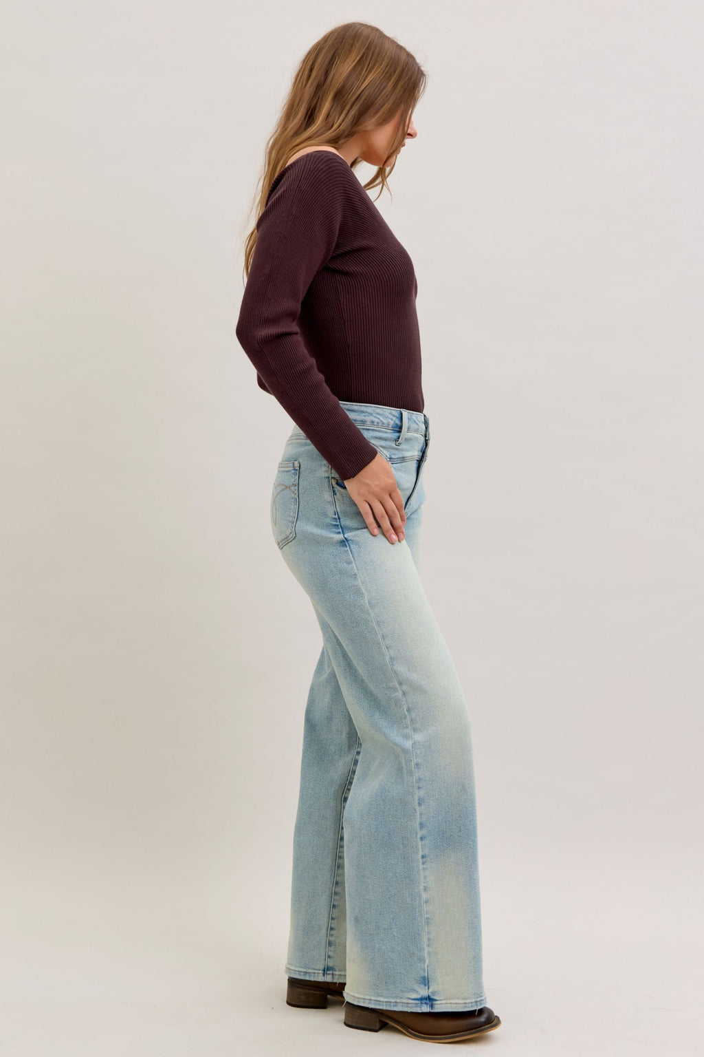 Judy Blue Judy Blue High Waist Column Straight Jeans
