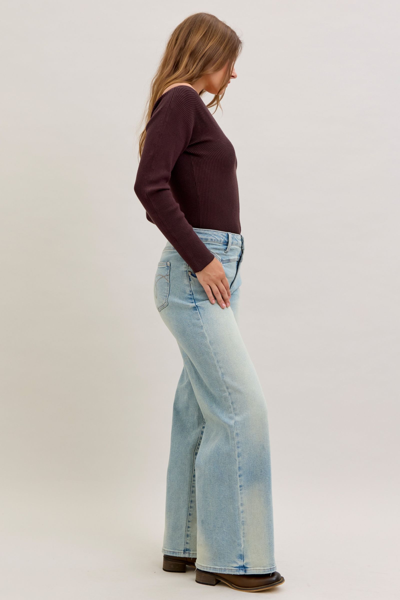 Judy Blue Judy Blue High Waist Column Straight Jeans