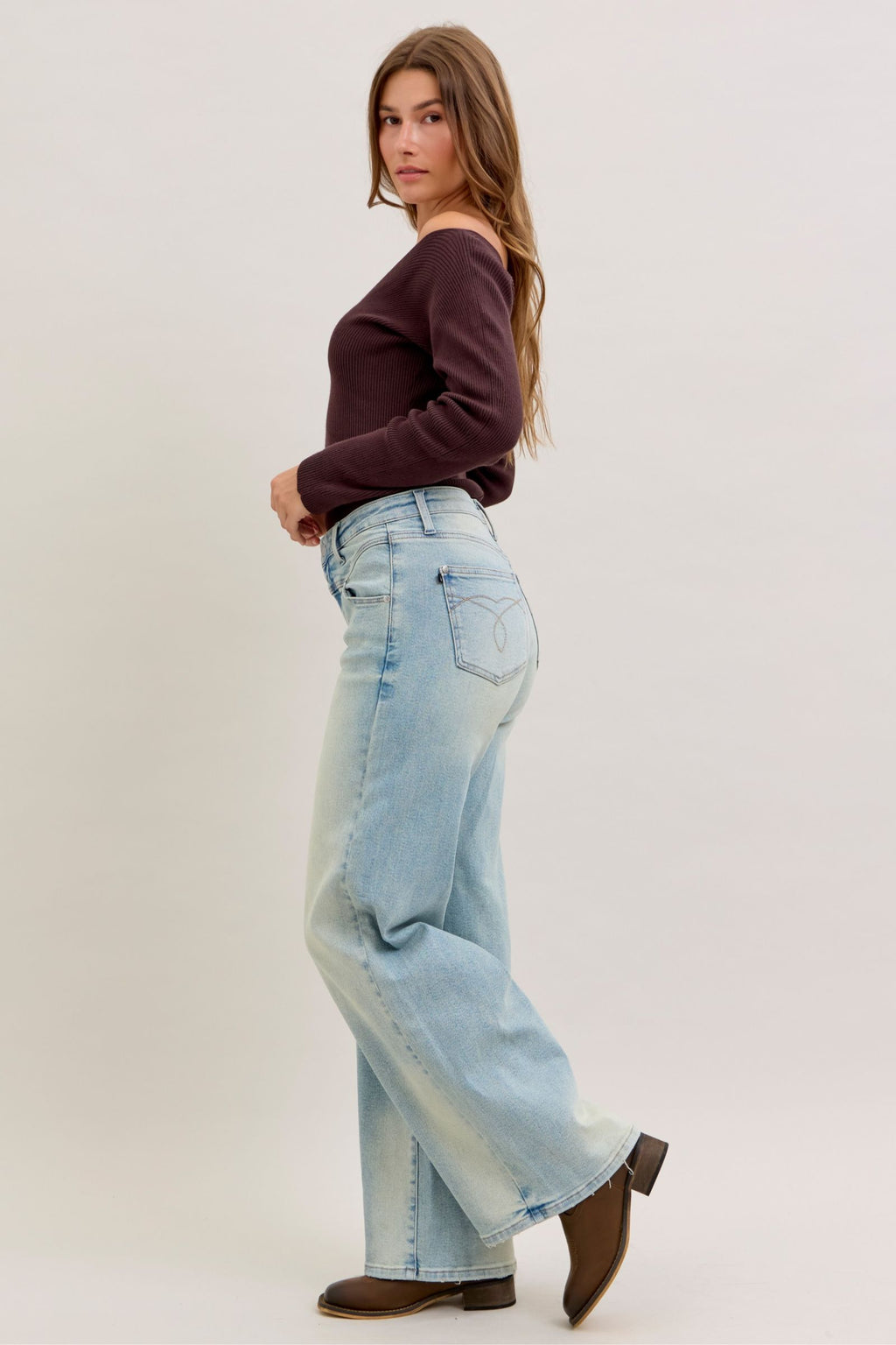 Judy Blue Judy Blue High Waist Column Straight Jeans