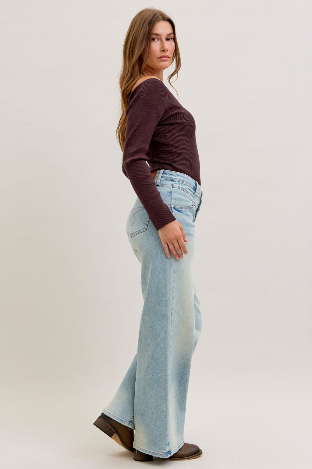 Judy Blue Judy Blue High Waist Column Straight Jeans