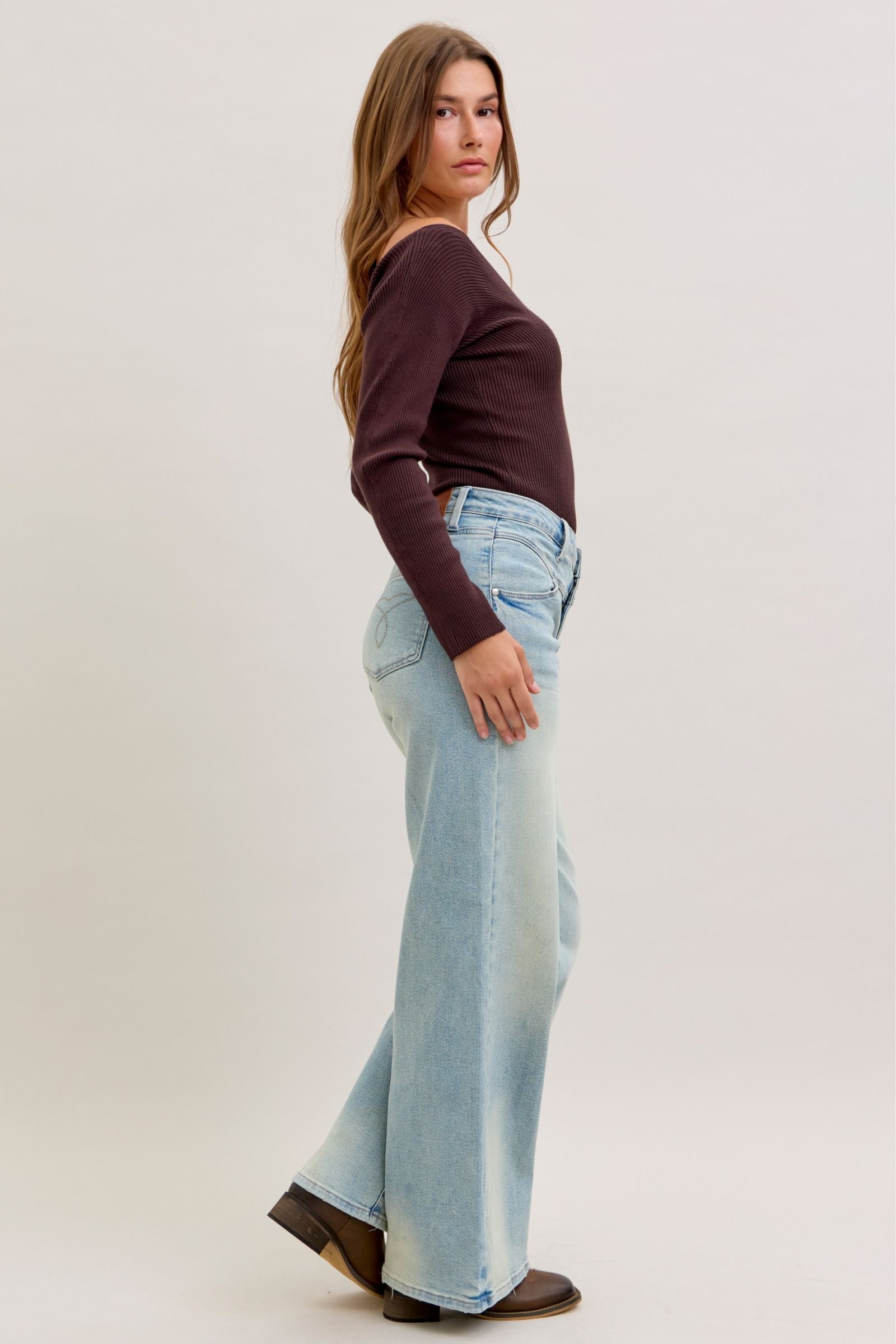 Judy Blue Judy Blue High Waist Column Straight Jeans