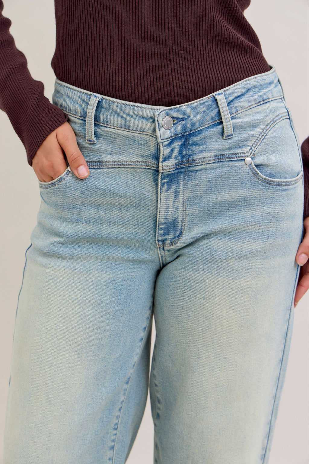 Judy Blue Judy Blue High Waist Column Straight Jeans